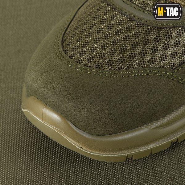 Вентильоване, тактичне мілітарі взуття на літо M-Tac IVA Lo "TF" (олива) Полегшені, армійські літні кросівки для військових M043 фото