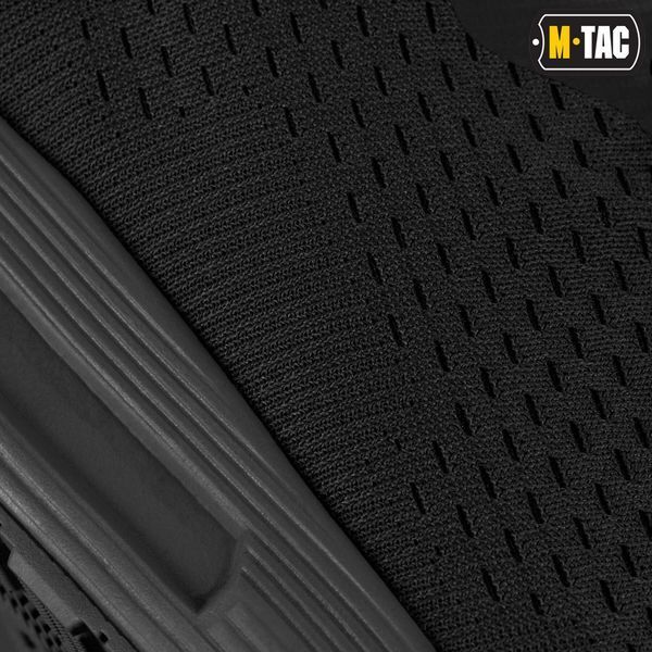 Вентильоване, військове взуття на літо ЗСУ M-TAC SUMMER PRO (black) полегшені, армійські кросівки мілітарі для спорту   M032 фото