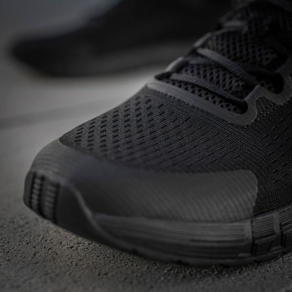 Вентильоване, військове взуття на літо ЗСУ M-TAC SUMMER PRO (black) полегшені, армійські кросівки мілітарі для спорту   M032 фото