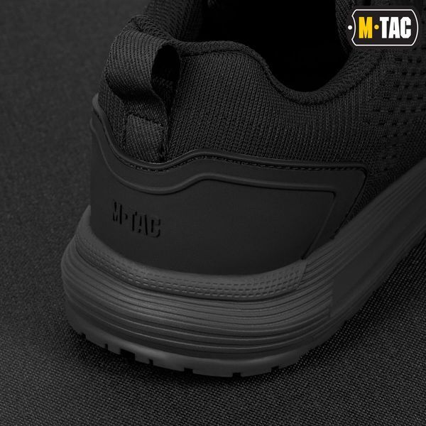 Вентильоване, військове взуття на літо ЗСУ M-TAC SUMMER PRO (black) полегшені, армійські кросівки мілітарі для спорту   M032 фото