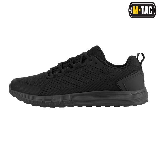 Вентильоване, військове взуття на літо ЗСУ M-TAC SUMMER PRO (black) полегшені, армійські кросівки мілітарі для спорту   M032 фото