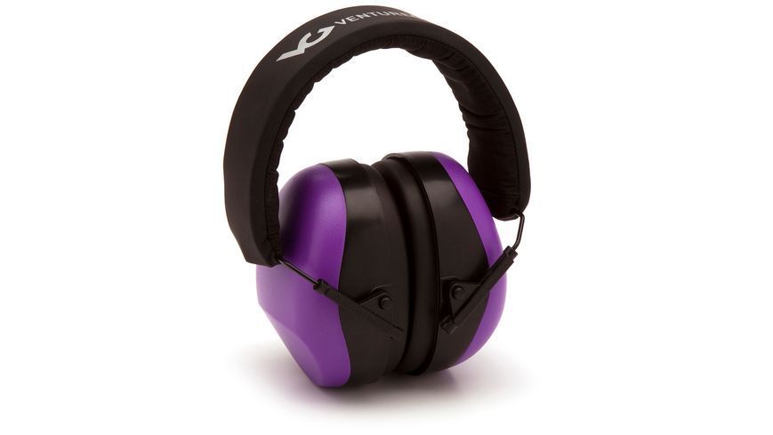 Навушники протишумні захисні Venture Gear VGPM8065C (захист слуху SNR 26 дБ, беруші в комплеті), фіолетові VG-MUF-PM8065C фото