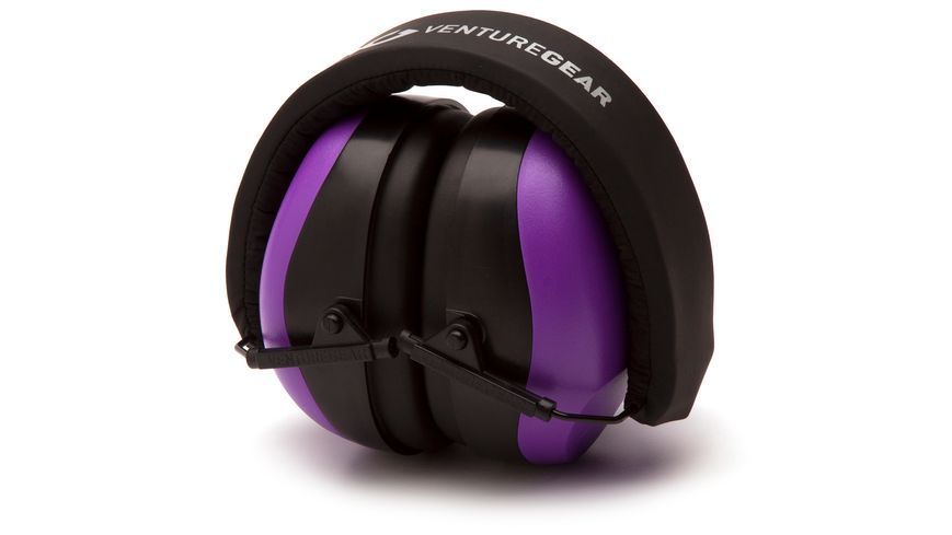 Навушники протишумні захисні Venture Gear VGPM8065C (захист слуху SNR 26 дБ, беруші в комплеті), фіолетові VG-MUF-PM8065C фото