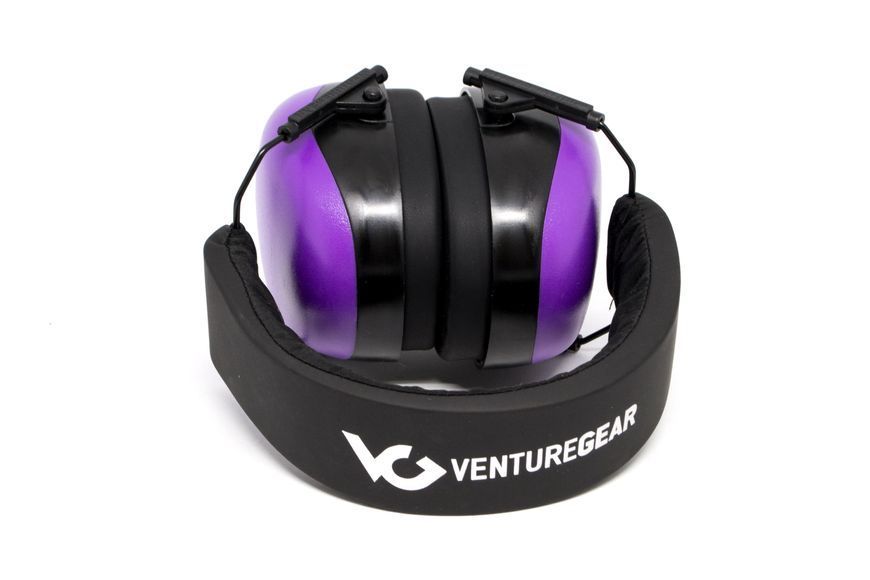Навушники протишумні захисні Venture Gear VGPM8065C (захист слуху SNR 26 дБ, беруші в комплеті), фіолетові VG-MUF-PM8065C фото