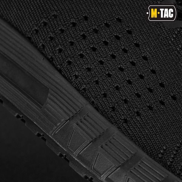 Літні, тактичні кросівки з вентильованою сіткою M-TAC SUMMER Light (black) полегшене військове взуття на літо для спорту   M021 фото