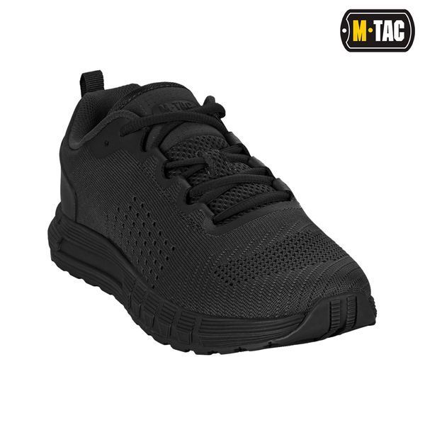 Літні, тактичні кросівки з вентильованою сіткою M-TAC SUMMER Light (black) полегшене військове взуття на літо для спорту   M021 фото