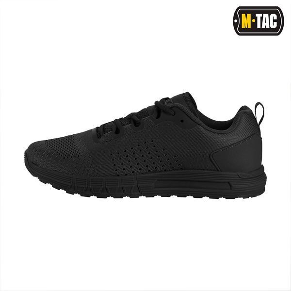 Літні, тактичні кросівки з вентильованою сіткою M-TAC SUMMER Light (black) полегшене військове взуття на літо для спорту   M021 фото