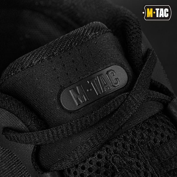 Літні, тактичні кросівки з вентильованою сіткою M-TAC SUMMER Light (black) полегшене військове взуття на літо для спорту   M021 фото