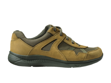 Демісезонні тактичні кросівки зі шкіри APACHE Cordura & Leather (khaki) полегшене військове взуття демі G-094 фото