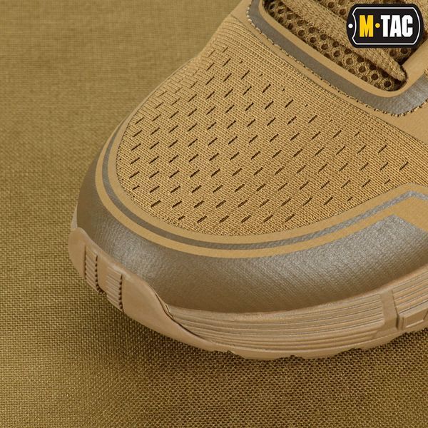 Тактичні літні кросівки мілітарі для спорту M-TAC SUMMER Sport (coyote) полегшене, вентильоване взуття на літо для військових  M013 фото