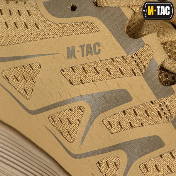 Тактичні літні кросівки мілітарі для спорту M-TAC SUMMER Sport (coyote) полегшене, вентильоване взуття на літо для військових  M013 фото