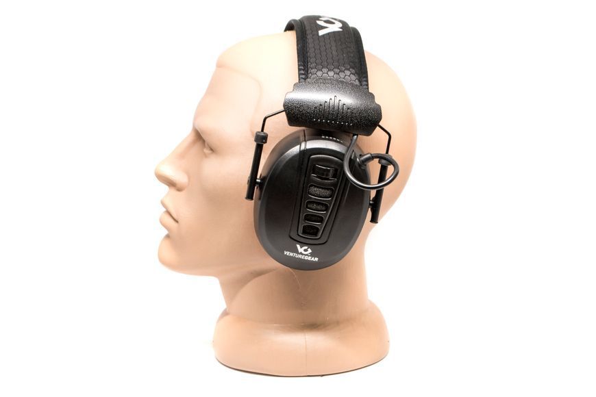 Активні навушники протишумні захисні Venture Gear Clandestine NRR 24dB (чорні) VG-EMUF-PME10 фото