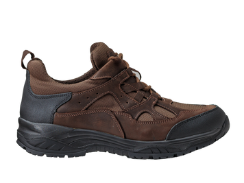 Шкіряні тактичні кросівки на мембрані COGUAR Stimul (dark brown) трекінгове демісезонне взуття для військових S-070 фото