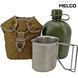 Комплект 3 в 1 (фляга пластикова, кухоль нержавіючий, чохол) MELGO MG_3pcs_FLG_POLY_COYOTE фото 1