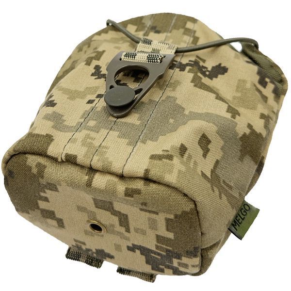 Комплект 3 в 1 (фляга пластикова, кухоль нержавіючий, чохол) MELGO MG_3pcs_FLG_CORD_MM14 фото