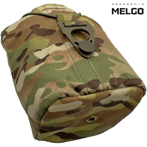 Комплект 3 в 1 (фляга пластикова, кухоль нержавіючий, чохол) MELGO MG_3pcs_FLG_CORD_MULTI фото