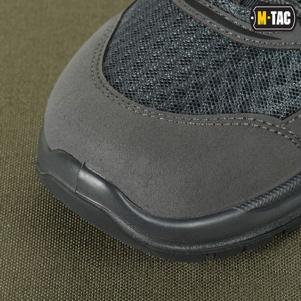 Вентильоване, тактичне мілітарі взуття на літо M-Tac IVA Lo "TF" (сірий) Полегшені, армійські літні кросівки для військових M044 фото