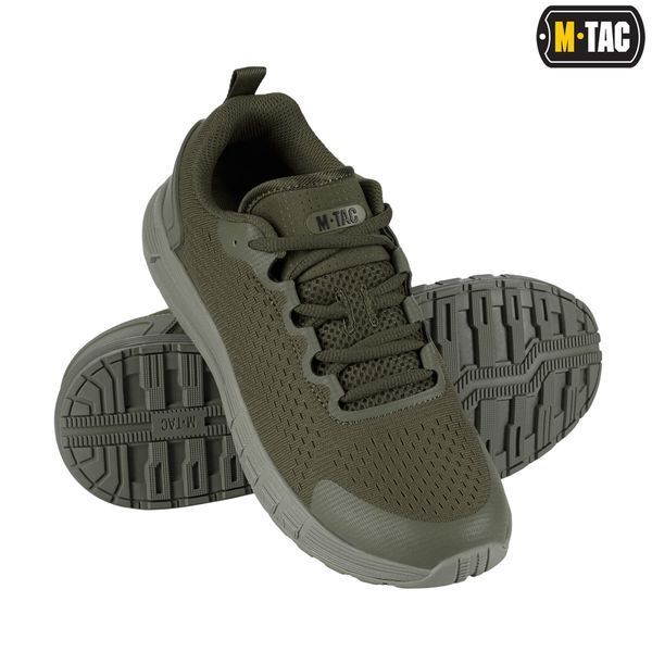 Вентильоване, військове взуття на літо ЗСУ M-TAC SUMMER PRO (olive)  полегшені, армійські кросівки мілітарі для спорту  M033 фото