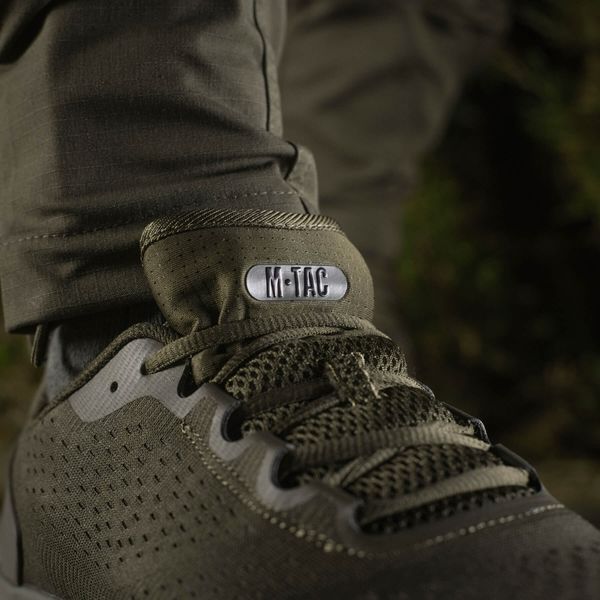 Вентильоване, військове взуття на літо ЗСУ M-TAC SUMMER PRO (olive)  полегшені, армійські кросівки мілітарі для спорту  M033 фото