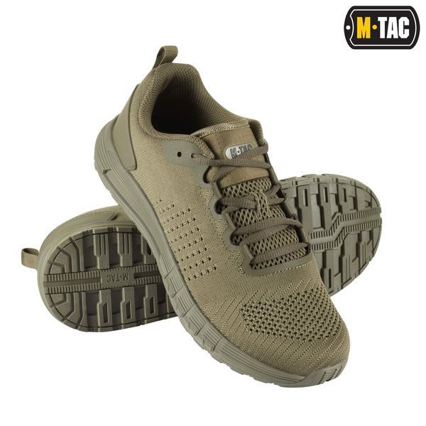 Літні, тактичні кросівки з вентильованою сіткою M-TAC SUMMER Light (olive)  полегшене військове взуття на літо для спорту  M022 фото