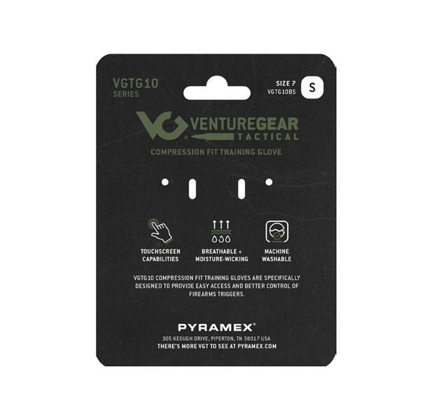 Тактичні рукавиці Venture Gear Tactical VGTG10 Compression Fit, чорні VGTG10B фото