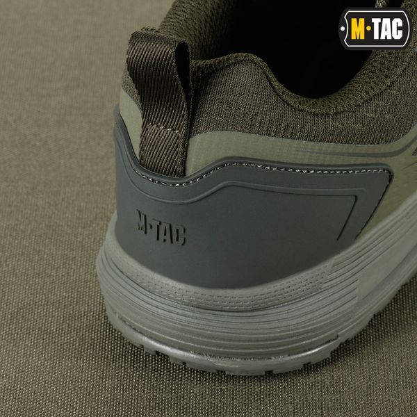 Тактичні літні кросівки мілітарі для спорту M-TAC SUMMER Sport (olive) полегшене, вентильоване взуття на літо для військових M011 фото