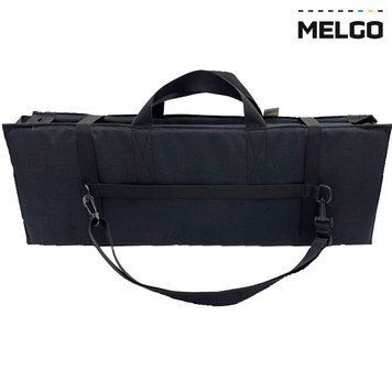 Тактичний розкладний каремат 67 см * 187 см * 12 мм на 8 секцій MELGO MG_KAREMAT_POLY_BLACK фото