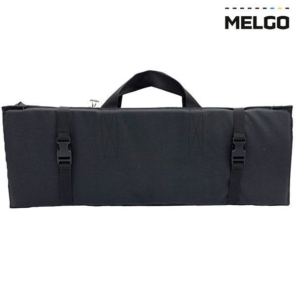Тактичний розкладний каремат 67 см * 187 см * 12 мм на 8 секцій MELGO MG_KAREMAT_POLY_BLACK фото