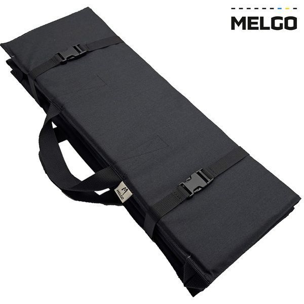 Тактичний розкладний каремат 67 см * 187 см * 12 мм на 8 секцій MELGO MG_KAREMAT_POLY_BLACK фото