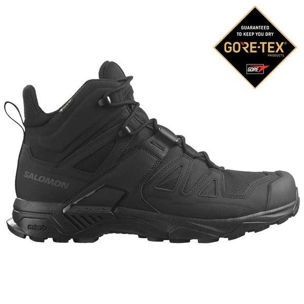 Взуття тактичне Salomon X Ultra Forces Mid GTX - чорні Тканина Salomon Всесезонний L47194900 фото