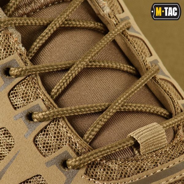 Вентильоване, тактичне мілітарі взуття на літо M-Tac IVA Lo "TF" (coyote) Полегшені, армійські літні кросівки для військових  M041 фото