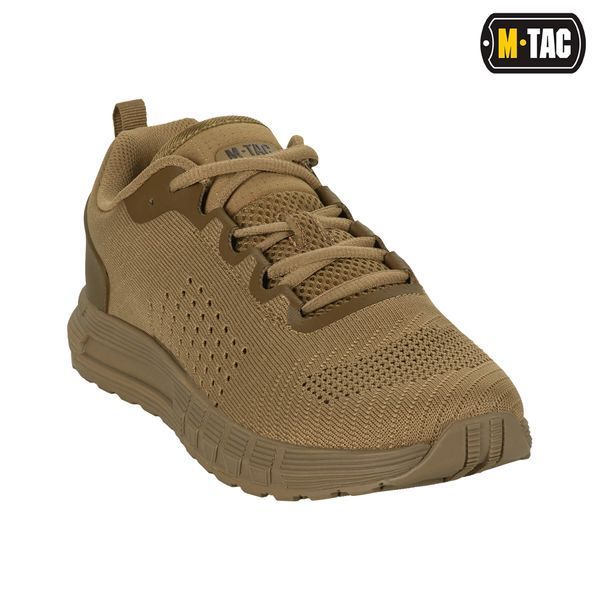 Літні, тактичні кросівки з вентильованою сіткою M-TAC SUMMER Light (coyote) полегшене військове взуття на літо для спорту   M023 фото
