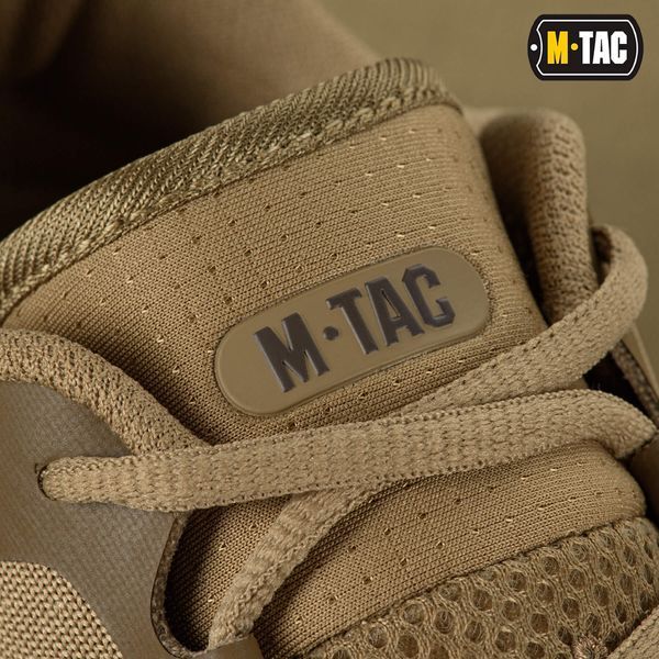 Літні, тактичні кросівки з вентильованою сіткою M-TAC SUMMER Light (coyote) полегшене військове взуття на літо для спорту   M023 фото