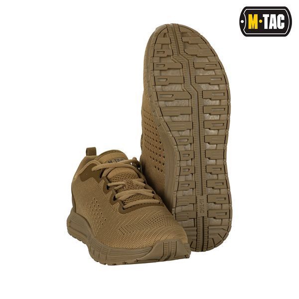 Літні, тактичні кросівки з вентильованою сіткою M-TAC SUMMER Light (coyote) полегшене військове взуття на літо для спорту   M023 фото