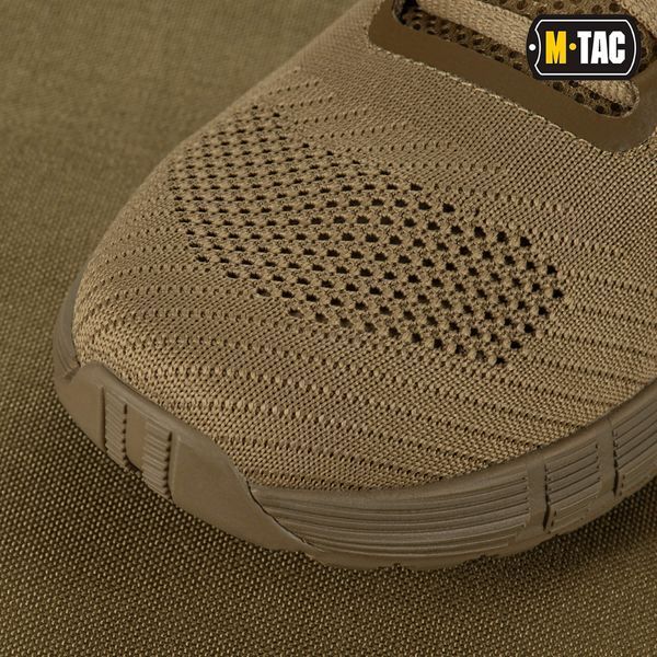 Літні, тактичні кросівки з вентильованою сіткою M-TAC SUMMER Light (coyote) полегшене військове взуття на літо для спорту   M023 фото