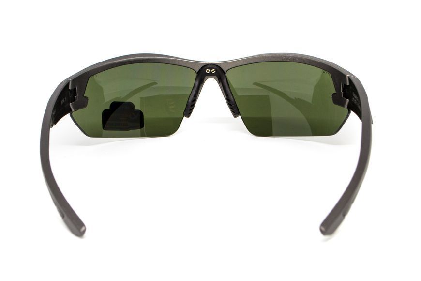 Захисні окуляри Venture Gear Tactical Semtex 2.0 Gun Metal (forest gray) Anti-Fog, чорно-зелені в оправі кольору "темний металік" VG-SEMGM-FGR1 фото