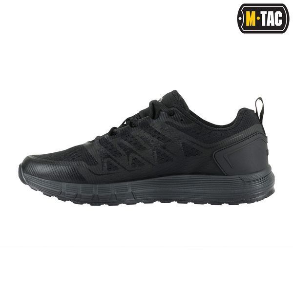 Тактичні літні кросівки мілітарі для спорту M-TAC SUMMER Sport (black) полегшене, вентильоване взуття на літо для військових  M012 фото