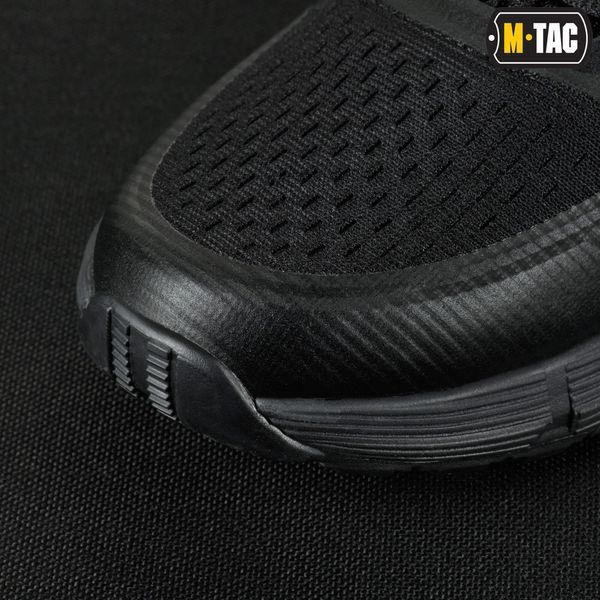 Тактичні літні кросівки мілітарі для спорту M-TAC SUMMER Sport (black) полегшене, вентильоване взуття на літо для військових  M012 фото