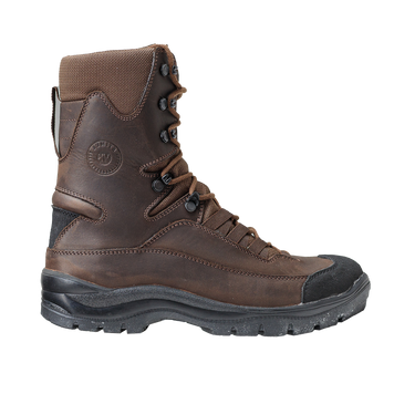 Тактичні зимові берці на мембрані GROM Gen.2 (dark brown) шкіряне тактичне взуття зима S-096з фото