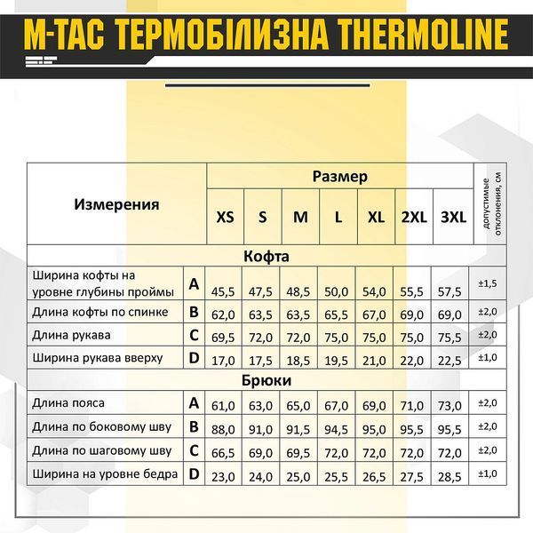 M-TAC ТЕРМОБІЛИЗНА THERMOLINE OLIVE 70001001 фото