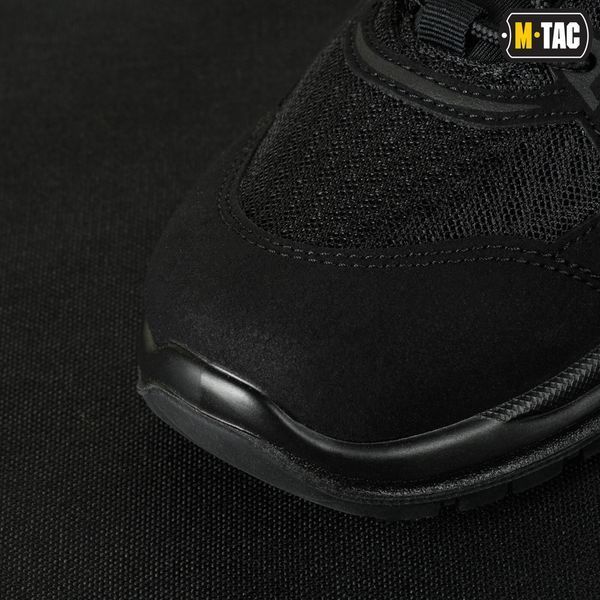 Вентильоване, тактичне мілітарі взуття на літо M-Tac IVA Lo "TF" (чорні) Полегшені, армійські літні кросівки для військових M041 фото