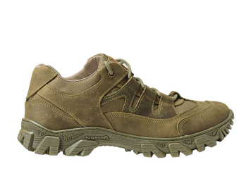 Тактичні демісезонні кросівки Tactic LOW3 (khaki) шкіряне тактичне взуття демі UT-083 фото